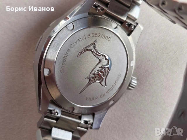 Zelos Swordfish 40mm Teal MOP, снимка 7 - Мъжки - 53119548