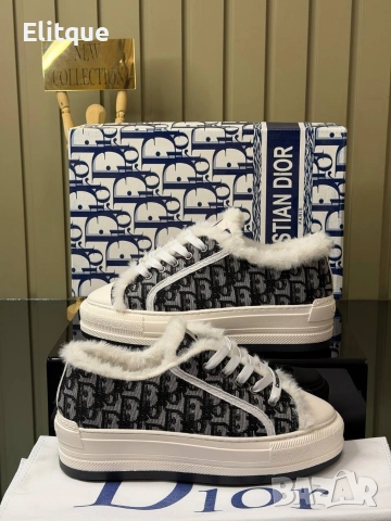 зимни дамски кецове Christian Dior , снимка 4 - Маратонки - 52939748