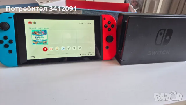 Nintendo switch v2 в отлично състояние!, снимка 1 - Игри за Nintendo - 49592955