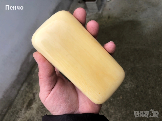 старинна кутия /табакера/ - слонова кост и сребро, снимка 16 - Антикварни и старинни предмети - 53413496