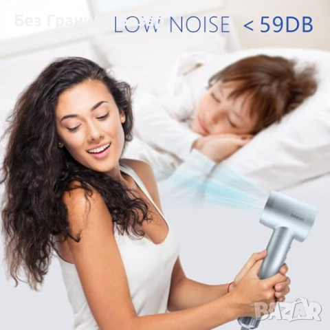 Нов Професионален Бързосушещ Сешоар 110000 об/мин Тих и Мощен, снимка 5 - Сешоари - 44571320