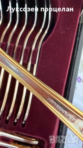 Комплект прибори за хранене SOLINGEN – EBEL Gold Collection – 70 части., снимка 9 - Прибори за хранене, готвене и сервиране - 53782192
