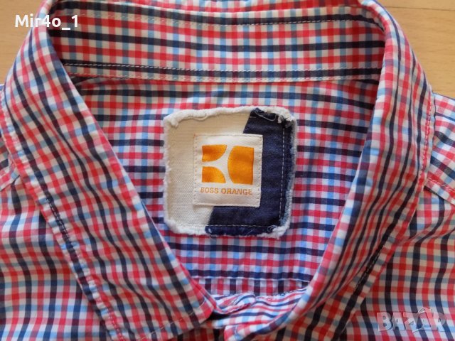 риза hugo boss тениска блуза потник яка оригинална мъжка размер L, снимка 3 - Ризи - 40140582