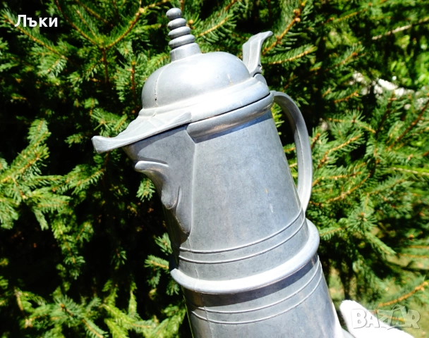 Калаена кана с капак 600 мл.,средновековен дизайн. , снимка 8 - Антикварни и старинни предмети - 51570962