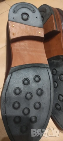 ръчна изработка уникални естествена кожа обувка за ценитеши, снимка 3 - Мокасини - 50821195