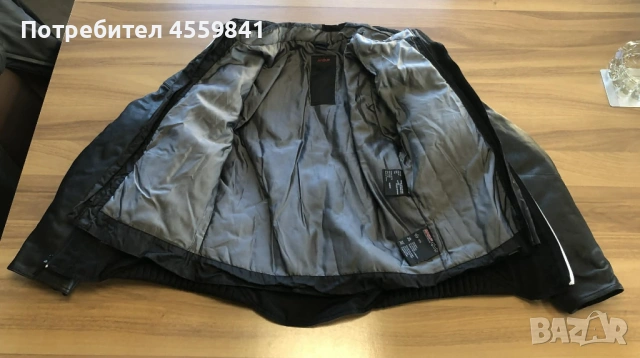 Чисто ново полукожено водоустойчиво мото яке MQP Z-Liner XXL с протектори и термо подплата, снимка 3 - Аксесоари и консумативи - 53066913