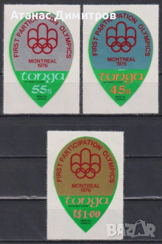 Чисти марки Спорт Олимпийски Игри Монреал 1976 от Тонга, снимка 1