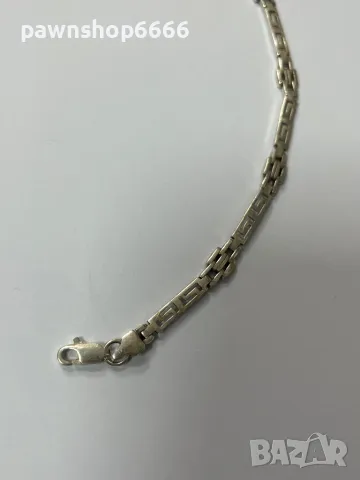 Сребърна гривна , снимка 3 - Гривни - 47700299