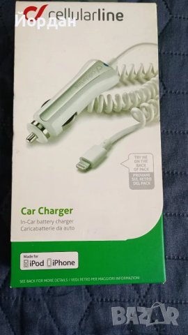 зарядно за автомобил iPhone iPod ново в кутия 