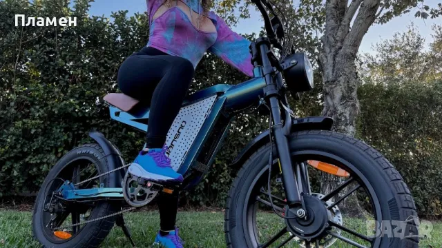 Ново!! Електрическо колело Jansno X60 2*750W 48V/23Ah 48 км.ч., снимка 7 - Велосипеди - 50368349