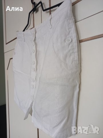 Лянта бяла NAF NAF красива къса пола, снимка 6 - Поли - 39648246