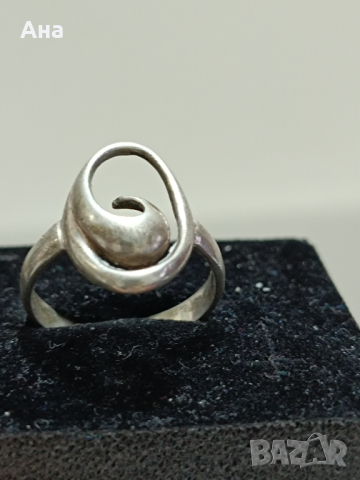 сребърен пръстен ЖД6, снимка 4 - Пръстени - 44697484