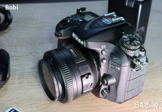 Nikon D7100 + Nikon AF-S DX Nikkor 35mm f/1.8G – комплект, снимка 13 - Фотоапарати - 55930552