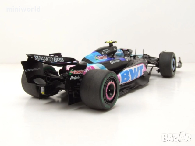 Alpine F1 Team A524 n.10 Brasilien GP 2024 P.Gasly - мащаб 1:18 на Solido моделът е нов в кутия, снимка 2 - Колекции - 52804532