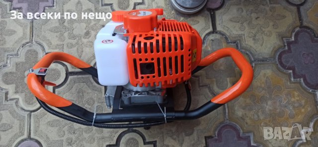 Немски бензинов моторен свредел Adeytos 52 к.с.  с двутактово охлаждане, снимка 2 - Градинска техника - 39325466