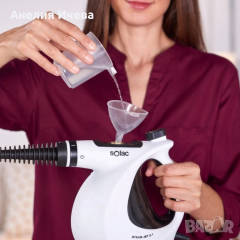 Парочистачка Solac Steam Jet , снимка 6 - Парочистачки и Водоструйки - 51540452