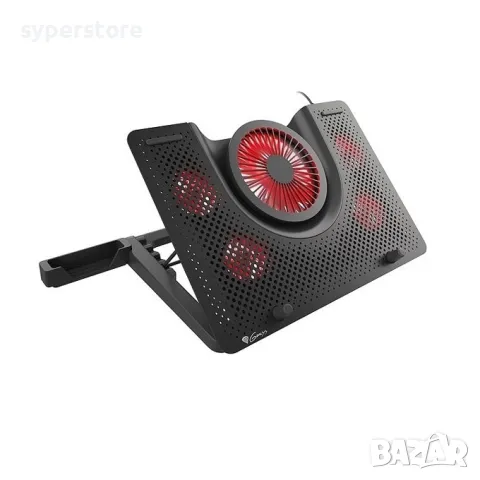 Поставка за лаптоп Genesis Oxid 550 Охлаждане, до 17,3"(43.942cm), 5 вентилатора, и за геймърски лап, снимка 2 - Лаптоп аксесоари - 48212555