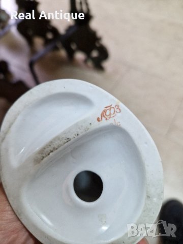 Превъзходна антикварна колекционерска руска порцеланова фигура ЛФЗ, снимка 6 - Антикварни и старинни предмети - 42268710