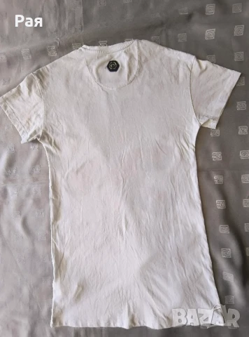 Филип Плейн Рокля тип тениска Teddy Plein с кристална украса, снимка 13 - Рокли - 50892754