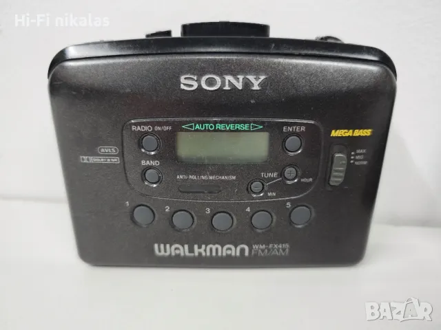 касетофон радио уокмен SONY WALKMAN WM-FX415 ICF-SW100, снимка 4 - Радиокасетофони, транзистори - 49661021