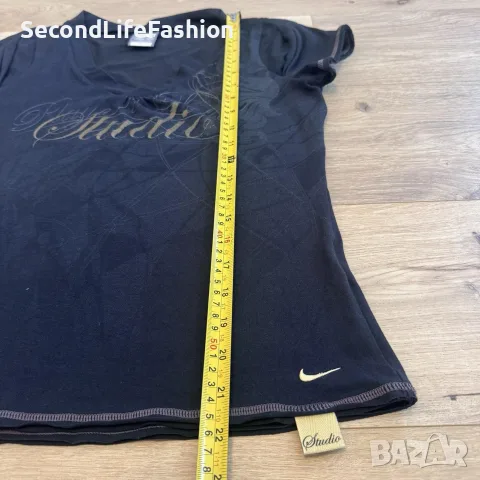 Дамска тениска Nike Fit Dry Studio размер М, снимка 3 - Тениски - 55817305
