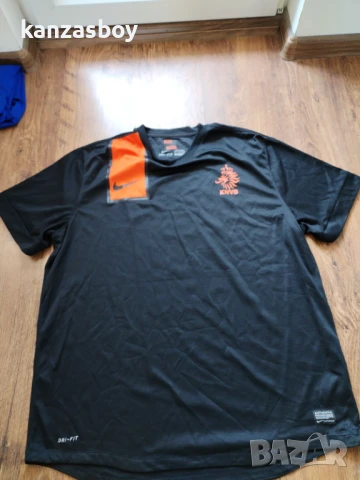 NIKE HOLLAND 2012 2013 AWAY SHIRT - мъжка футболна тениска КАТО НОВА 2ХЛ, снимка 6 - Тениски - 50943239