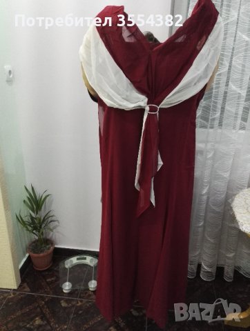 ожициална рокля ХЛ облечана виднъж, снимка 2 - Рокли - 41582222