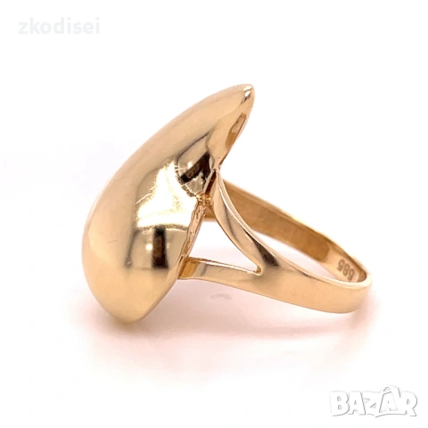 Златен дамски пръстен Bottega Veneta 3,93гр. размер:56 14кр. проба:585 модел:36341-1, снимка 2 - Пръстени - 53045899