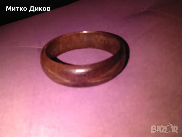 Дървена гривна №8, снимка 3 - Гривни - 49304849