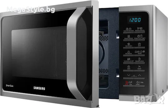 Samsung MC28H5015AS с Грил 28лт Inox, снимка 4 - Микровълнови - 56225691