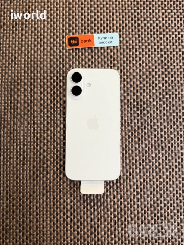НОВ ❗️ ГАРАНЦИЯ❗️ iPhone 16 ❗️ Лизинг от 47лв/м 128Gb  White ❗️ бял , снимка 3 - Apple iPhone - 52561846
