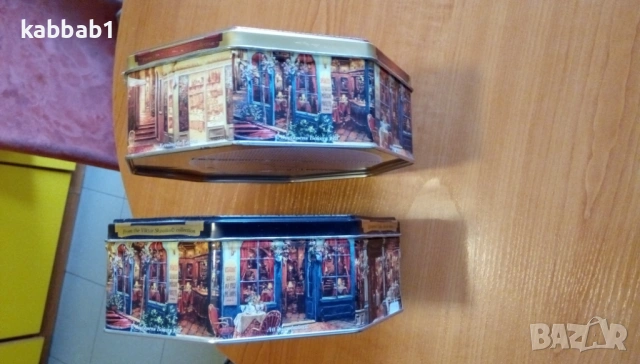 Метална кутия за бисквити и шокола с картини на Виктор Швайко - Viktor Shvaiko, снимка 17 - Колекции - 53359810