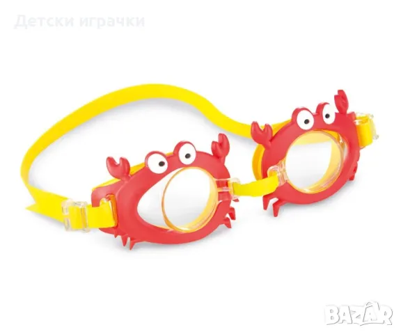 Детски очила за плуване за деца INTEX, 3-8г, акула, рак, цвете, снимка 2 - Други - 50061002