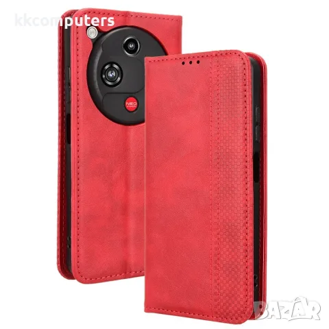 За ZTE nubia Focus 2 5G / Vivacom 5G Pro 2 Ретро Кожен Калъф Тефтер със Стойка, Портфейл и Скрийн Пр, снимка 3 - Калъфи, кейсове - 55986837