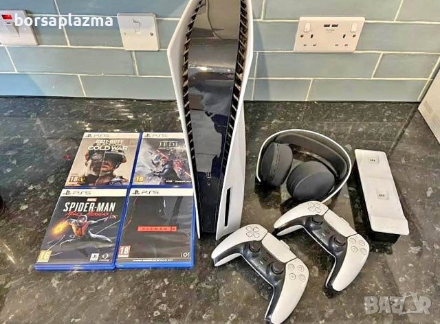 Playstation 5 в комплект с игри и втори джойстик, снимка 1 - PlayStation конзоли - 39291938