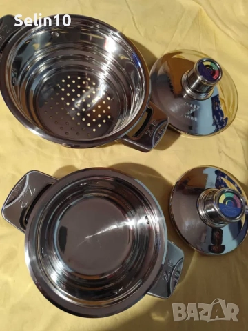 Комплект съдове за готвене ЦЕПТЕР - 350.00 лева, снимка 5 - Съдове за готвене - 52391398