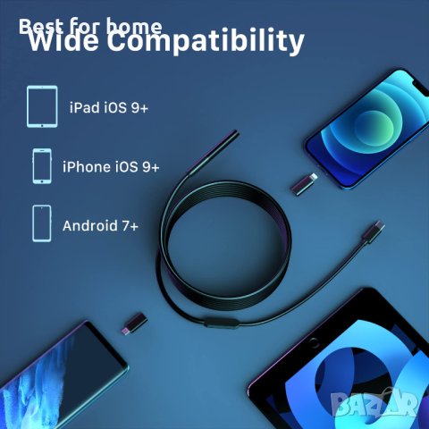 Ендоскоп с HD резолюция, 5,5 мм камера, 10, 5 и 2 метра дължина, снимка 16 - Камери - 41098855