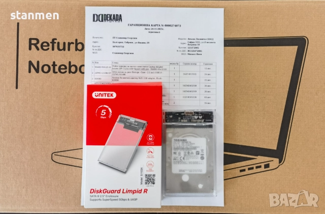 Продавам Външен Хард Диск Toshiba 1TB USB 