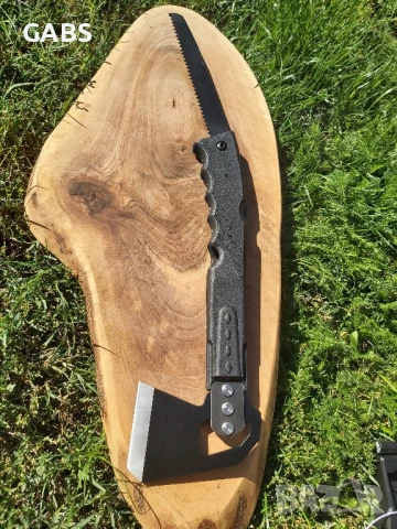 Туристическа брадва с трион и запалка, снимка 11 - Ножове - 50667256