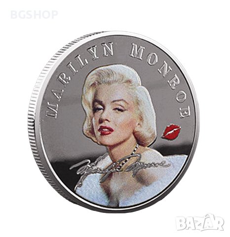Marilyn Monroe монета - Silver, снимка 2 - Нумизматика и бонистика - 41635568