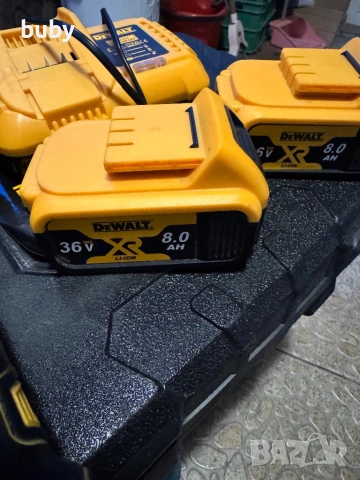 Акумулаторен ъглошлайф DeWalt XR 36V 8Ah , снимка 2 - Ъглошлайфи - 53234397