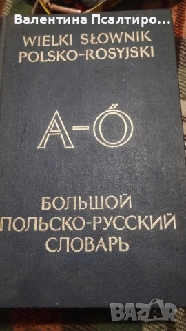 Польско-русский словарь, снимка 1