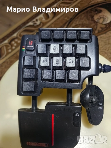 Геймърска клавиатура за една ръка Saitek, снимка 4 - Клавиатури и мишки - 51648714