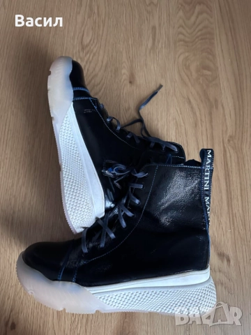 Боти от Естествена кожа "Martini", снимка 5 - Дамски боти - 52343277