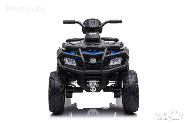 Акумулаторен детски Quad 24V, 4x4, Музикален модул с Bluetooth и USB | Ева Гуми, Син, снимка 4 - Детски велосипеди, триколки и коли - 50228006