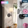 Комплект 2 черни безжични стенни лампи с RGB и дистанционно, снимка 4