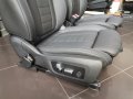 НОВ К-т Sport Салон BMW i4 G26 M50 Черна Кожа Сив Шев Leather Vernasca MAH7, снимка 4