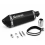 Черно спортно гърне 370 mm с DB Killer, снимка 1