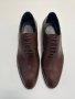 Мъжки кожени официални обувки - Тъмнокафяви - 43, снимка 2