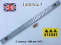Класика Оригинал RABONE Chesterman Английски НИВЕЛИР 100 см 40" Алуминиев Нивел Либела Tерзия БАРТЕР, снимка 1